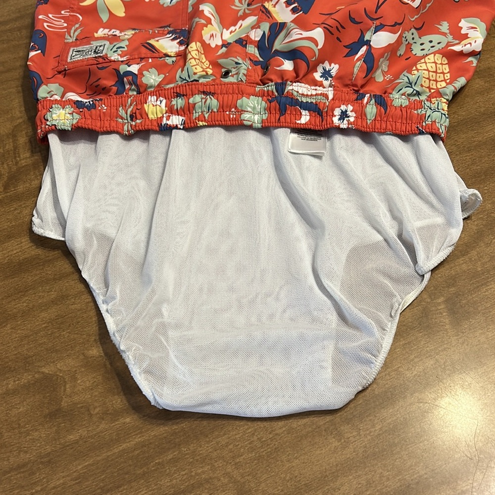 Polo Ralph Lauren Men Red Tropical Hawaiian Print Swim Trunks Drawstring M
E - Picture 13 of 17